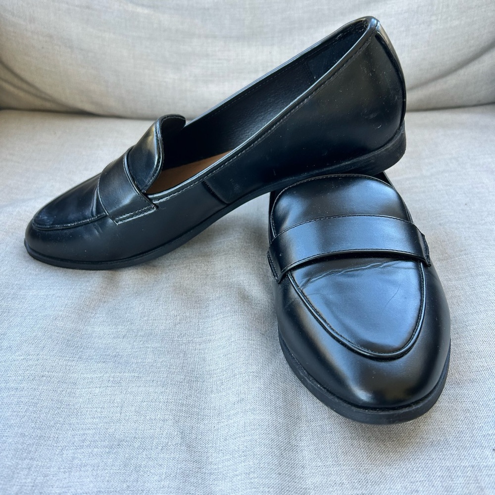 Lane Bryant Black Loafers